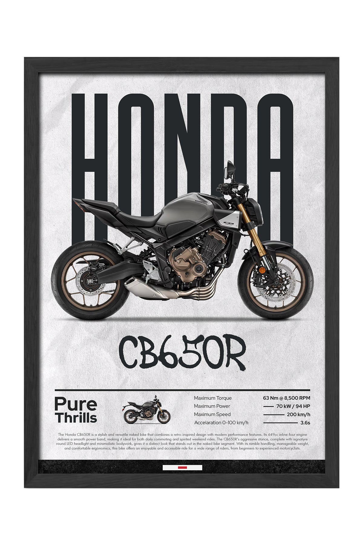 Honda CB650R Gri