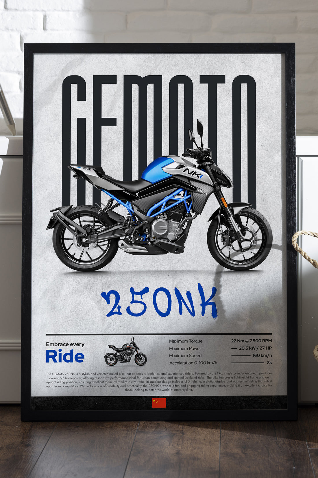 CFMOTO 250 NK Mavi