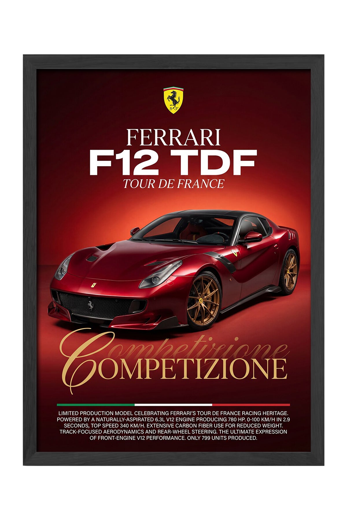 Ferrari F12 TDF - tablo
