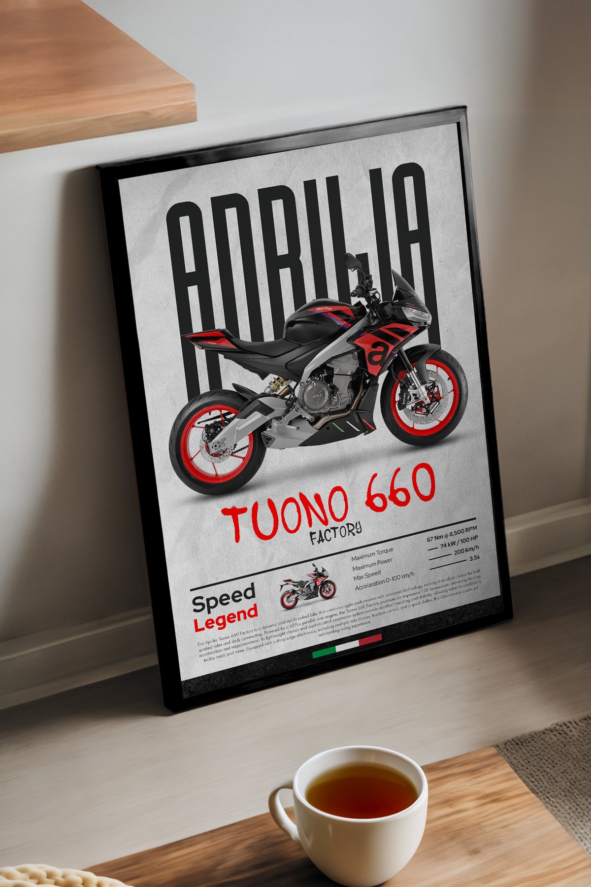 Aprilia Tuono 660 Factory - tablo