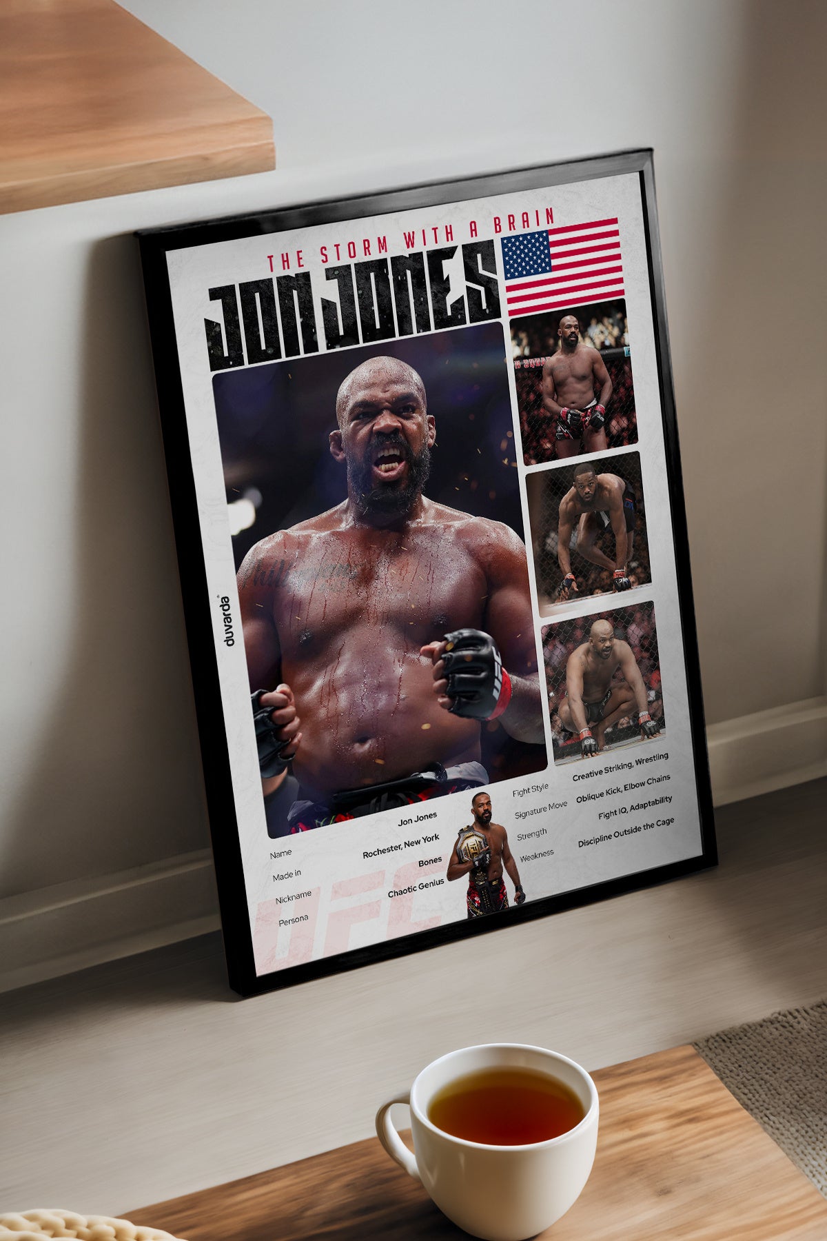 Jon Jones UFC - tablo