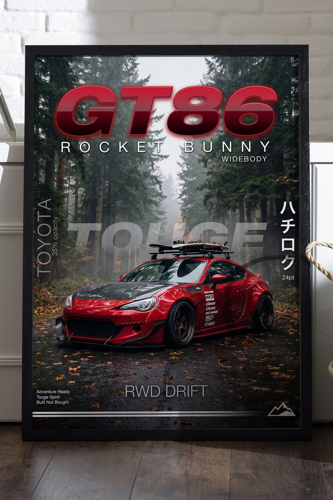 Toyota GT86 - tablo