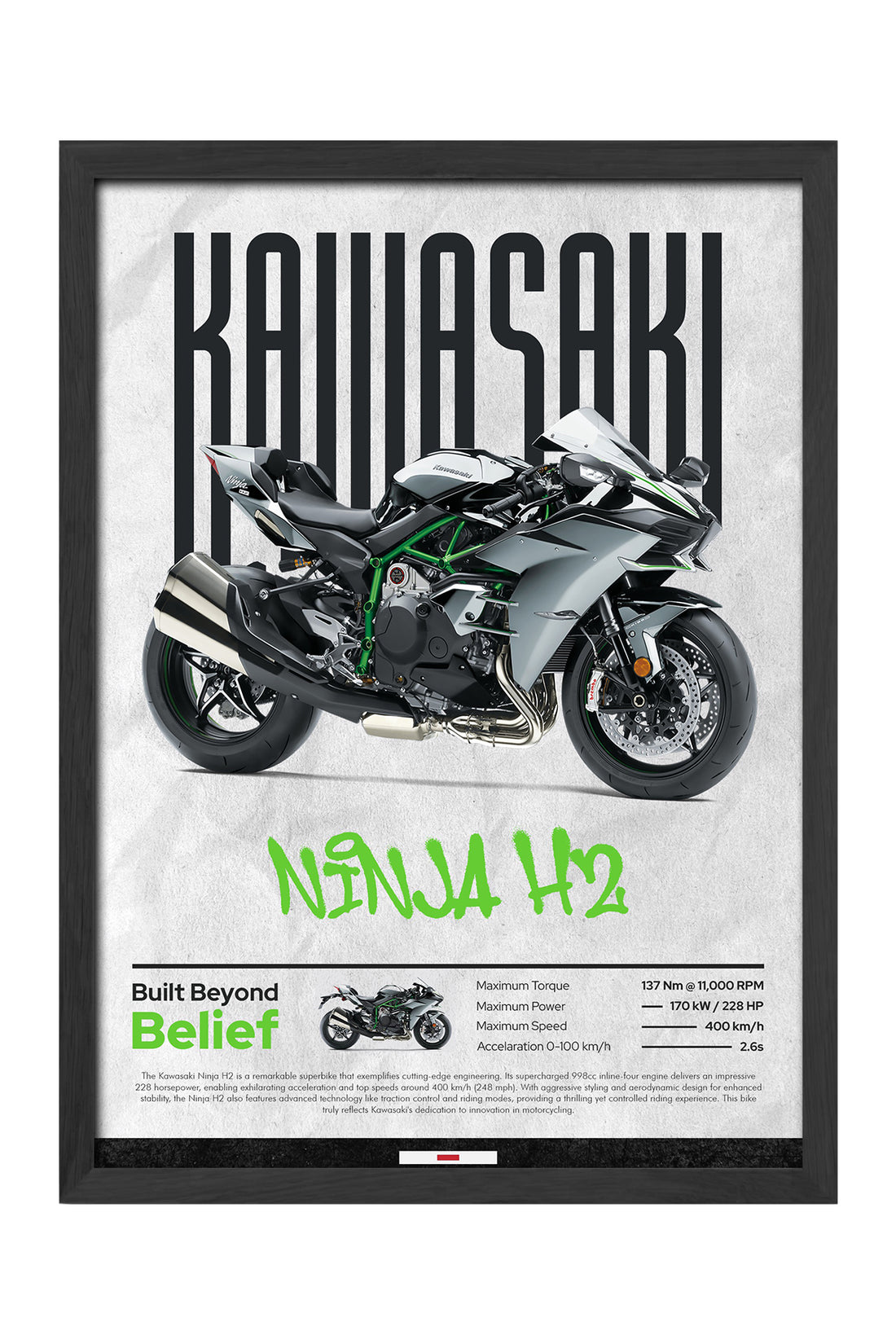 Kawasaki Ninja H2 - tablo