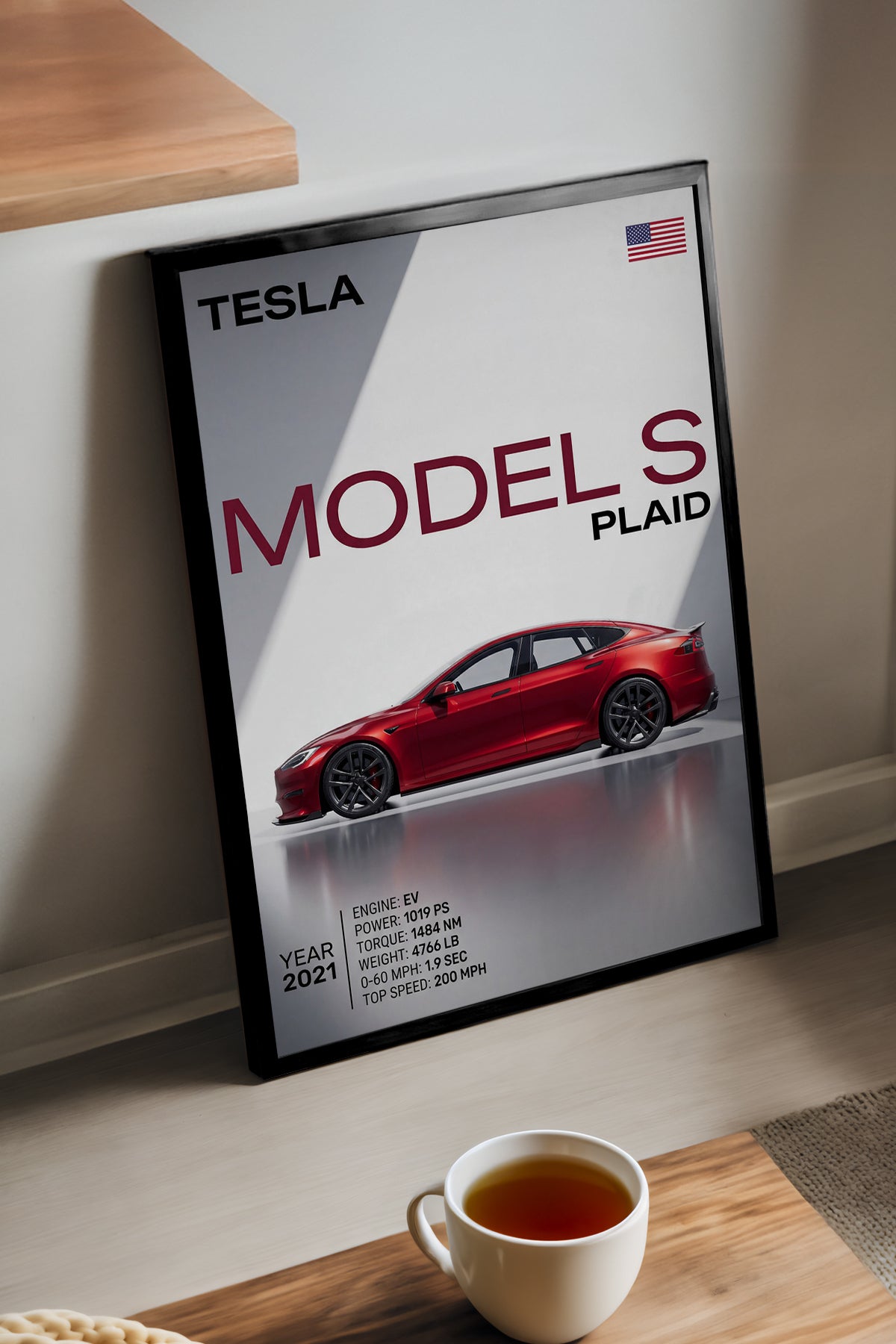 Tesla Model S Plaid - tablo