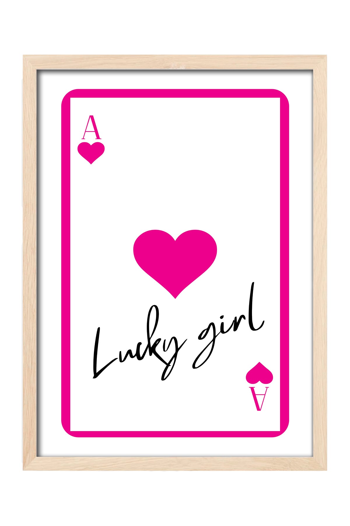 Lucky Girl Oyun Kartı - tablo