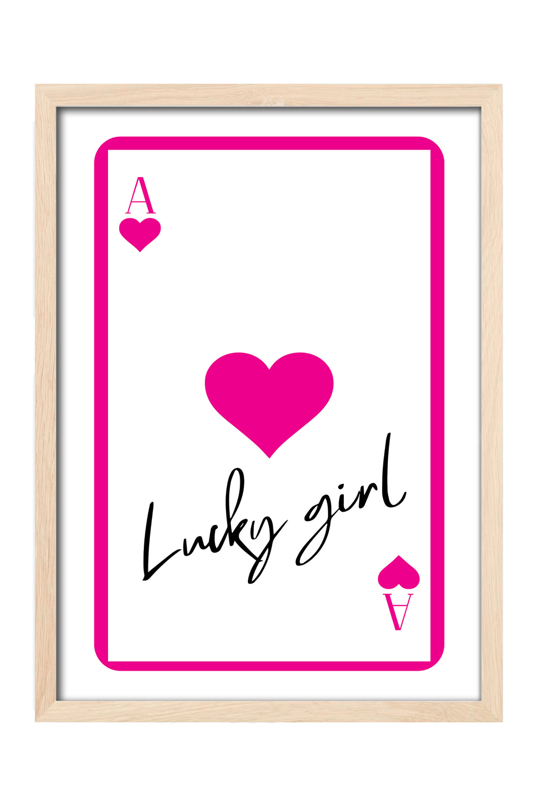 Lucky Girl Oyun Kartı - tablo