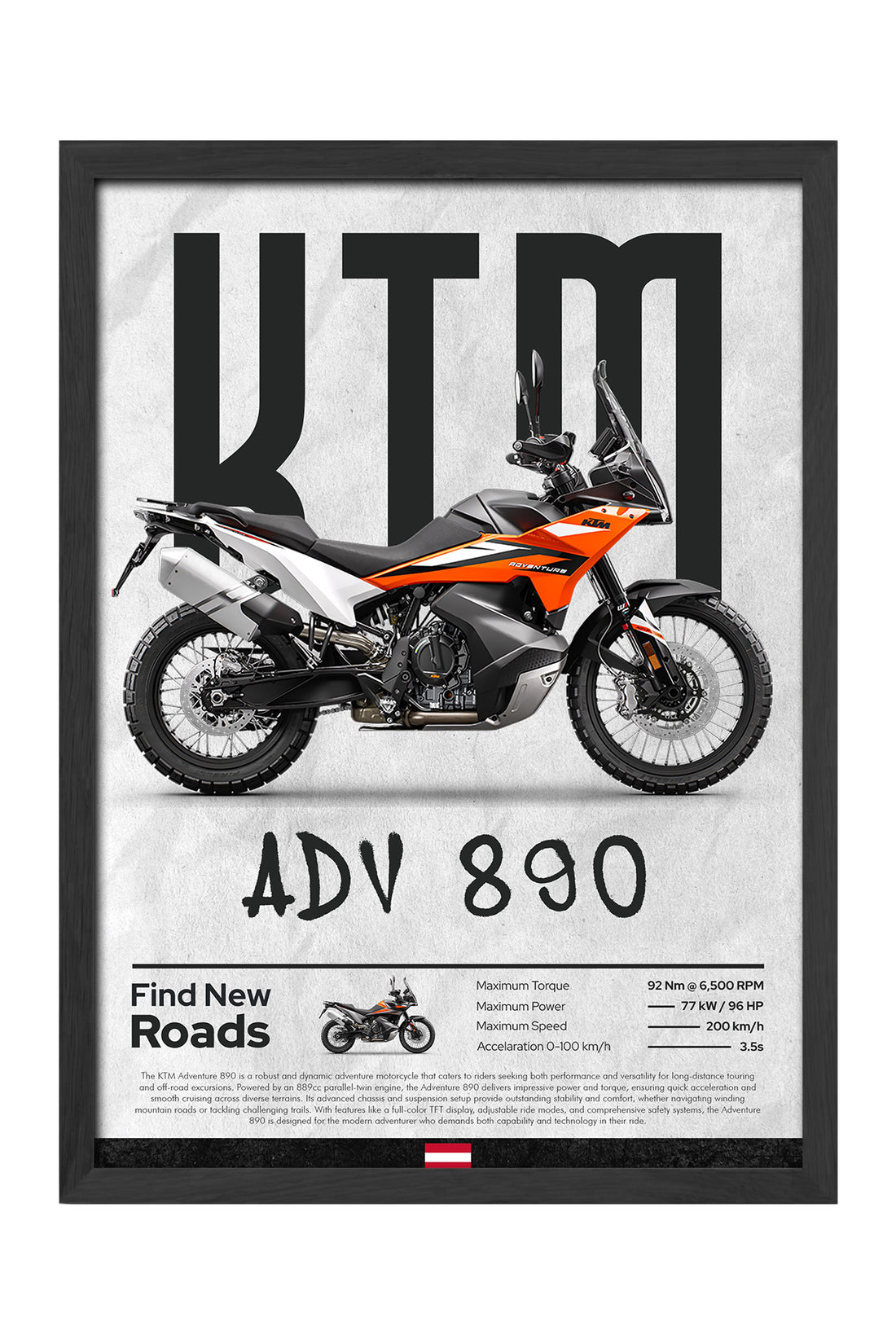 KTM ADV 890 Siyah