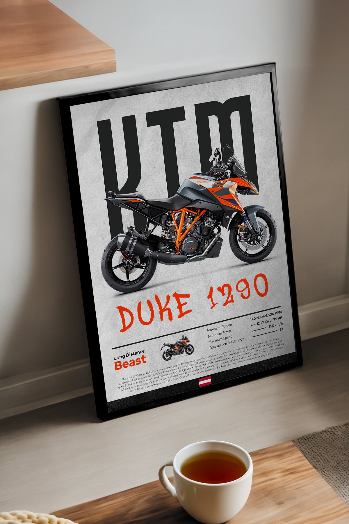 KTM Duke 1290 - tablo