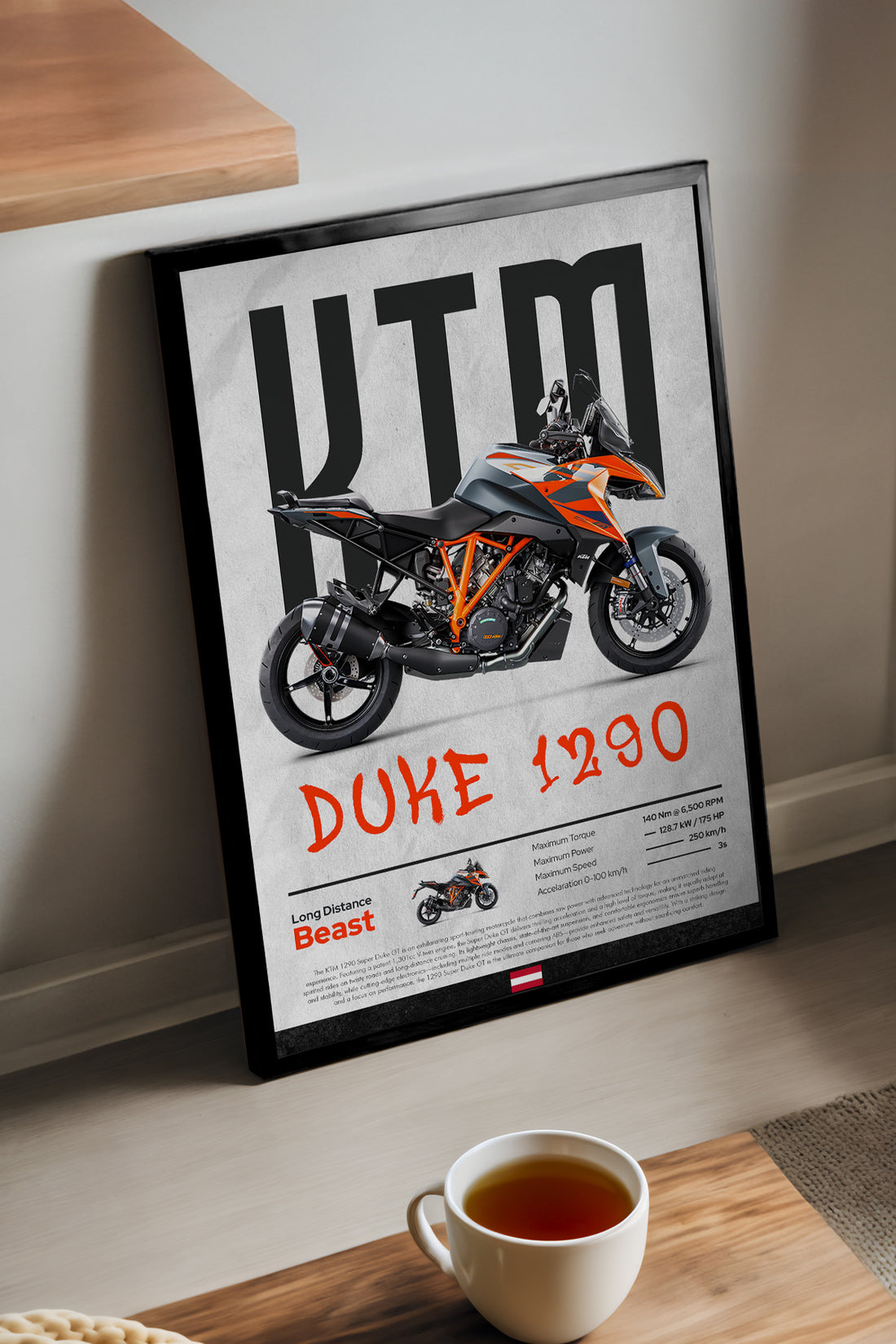 KTM Duke 1290 - tablo