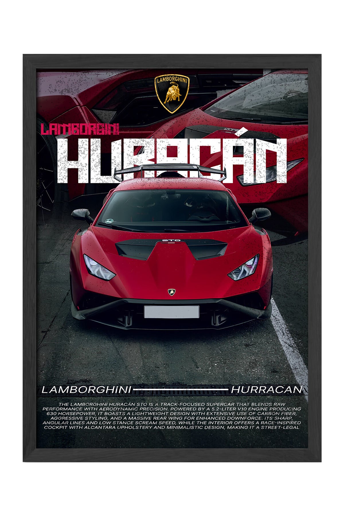 Lamborghini Huracan - tablo