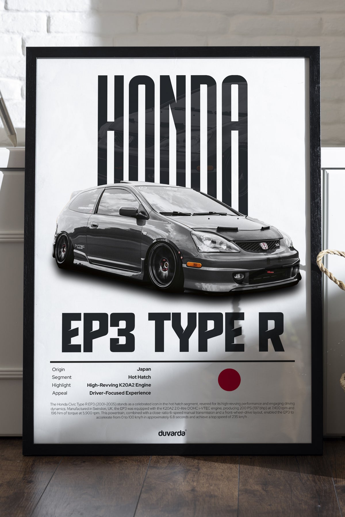 Honda Ep3 Type R Siyah