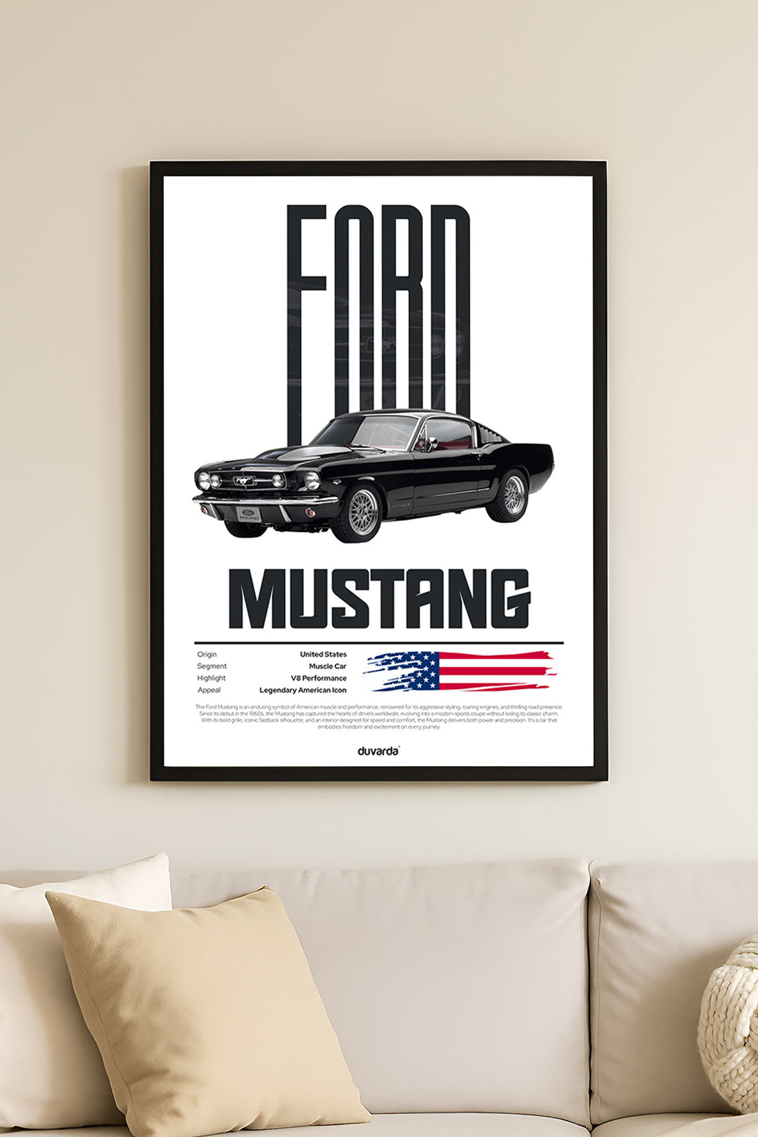 Ford Mustang Araba - tablo
