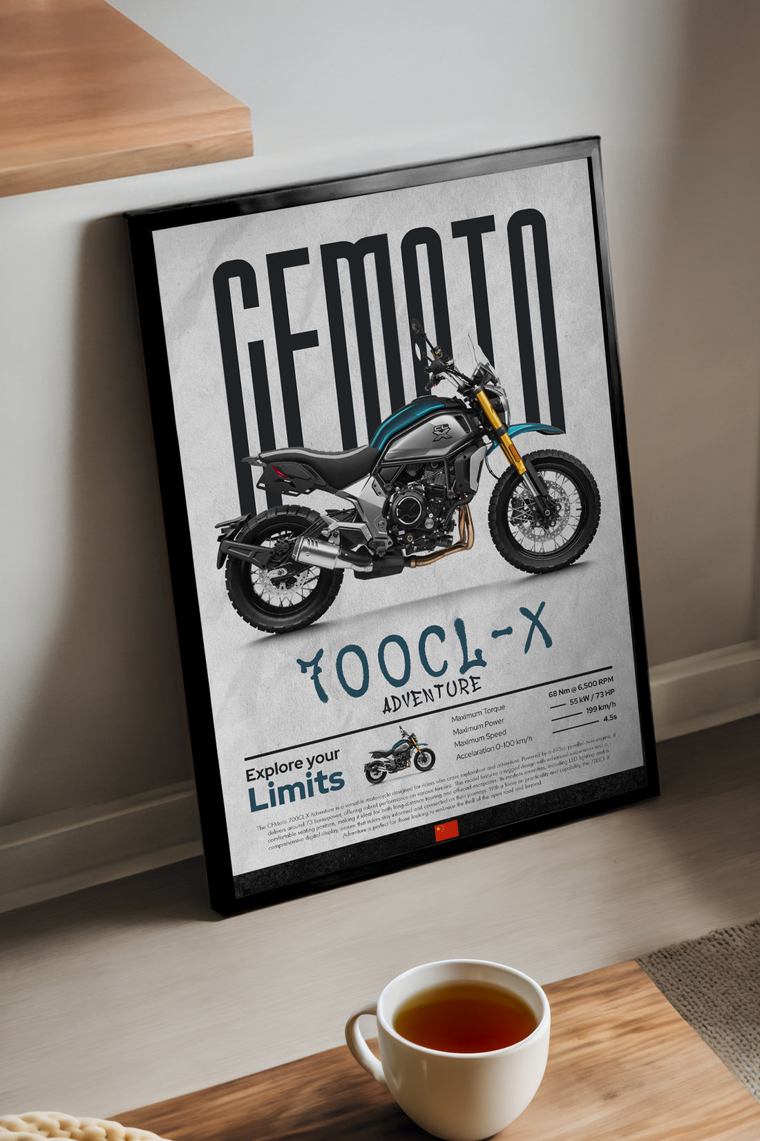 CFMOTO 700 CL-X Adventure - tablo