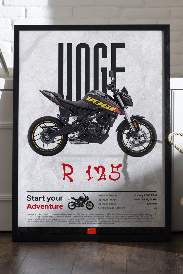 Voge R 125 Siyah