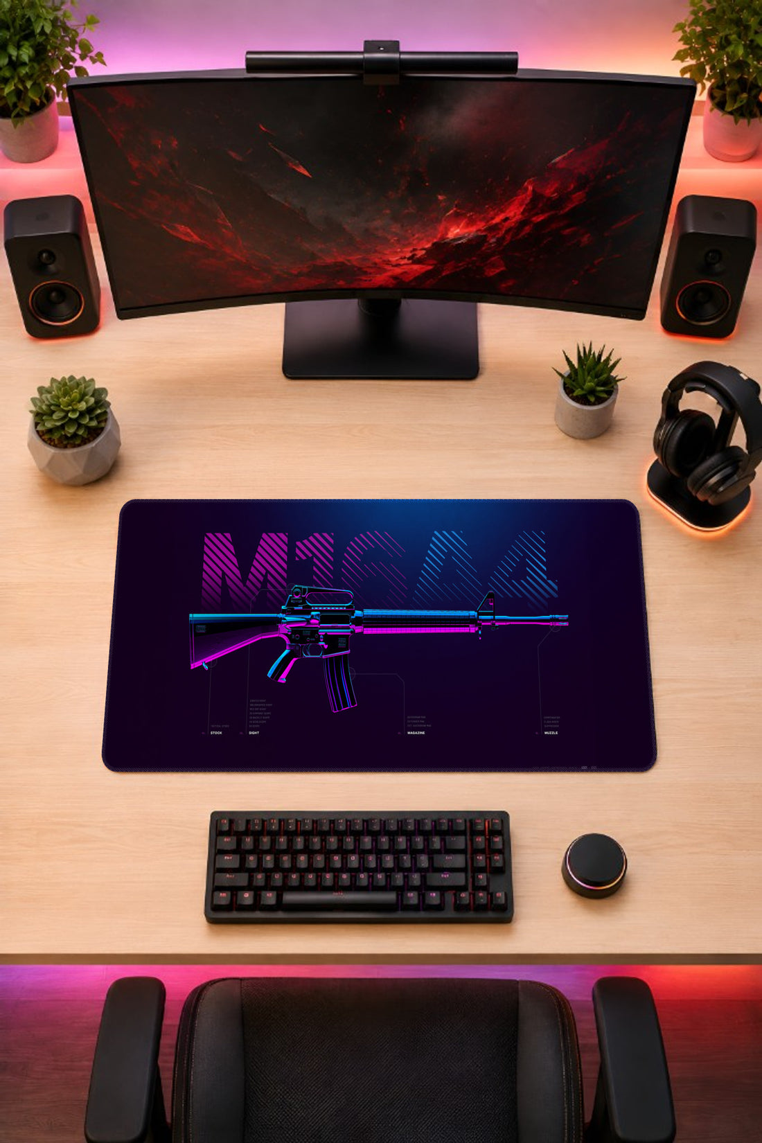 PUBG M16 - mousepad