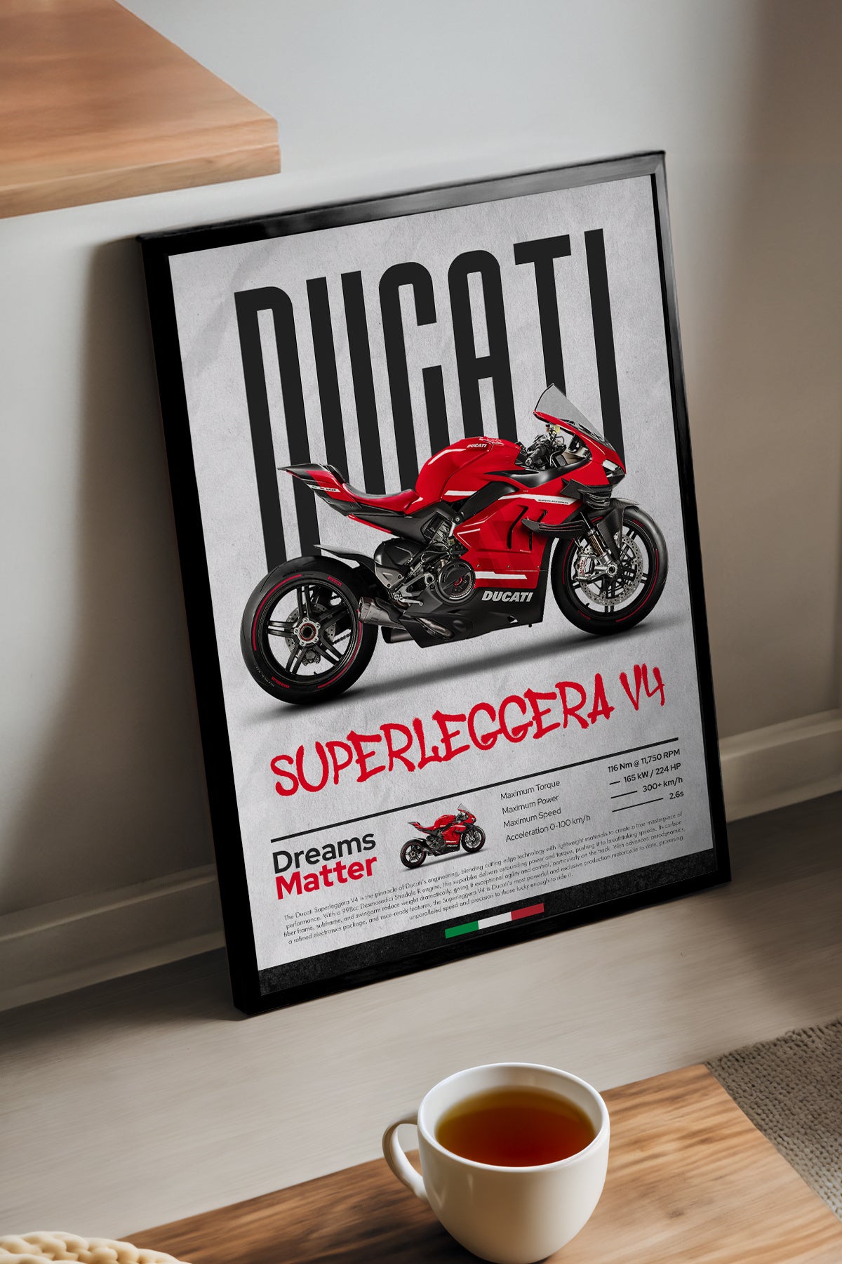 Ducati Superleggera V4 - tablo
