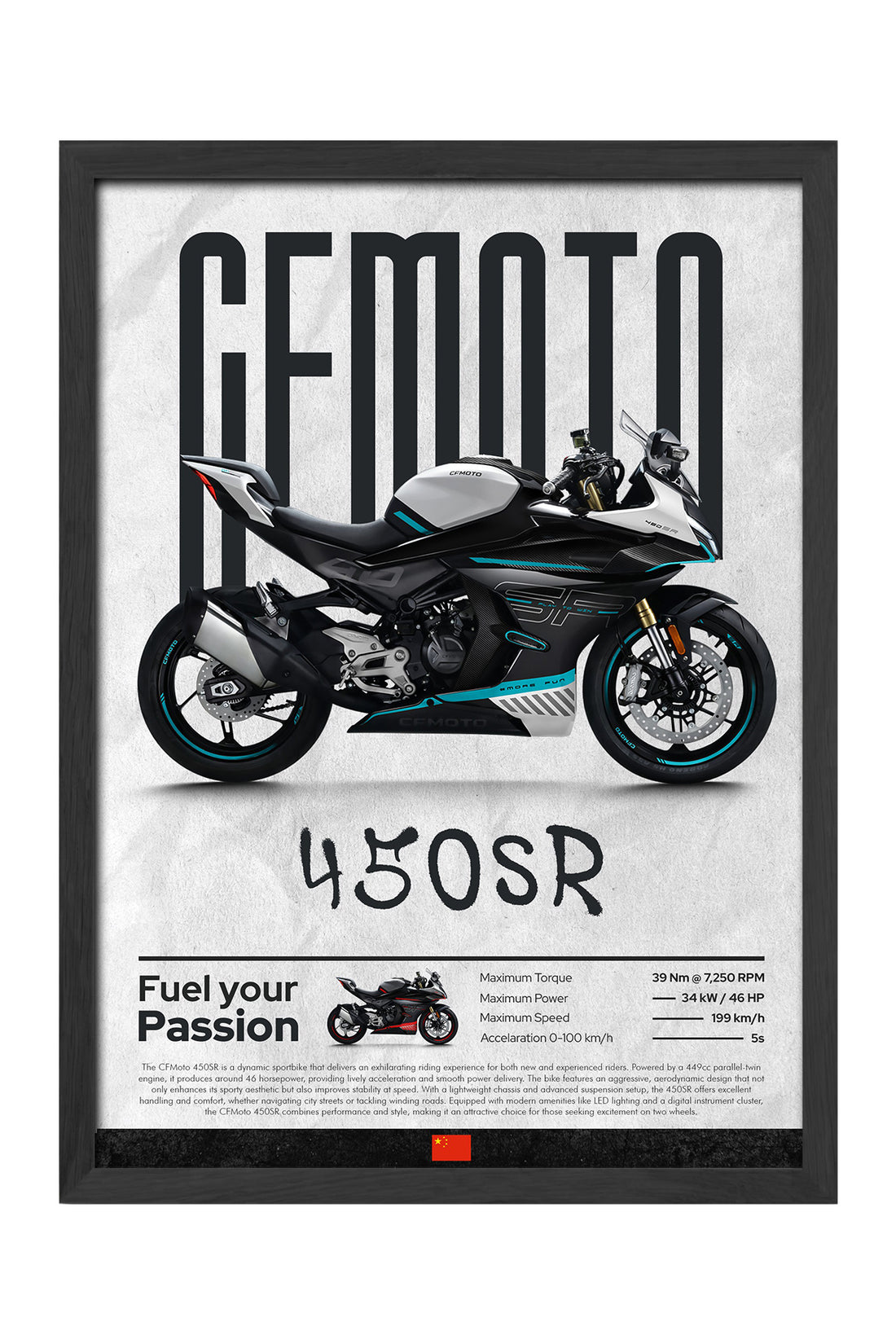 CFMOTO 450 SR Beyaz
