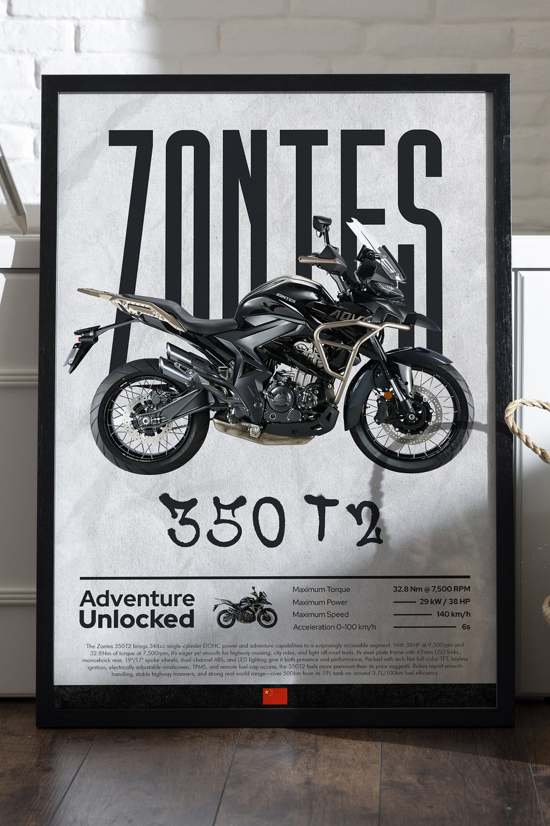 Zontes 350 T2 - tablo