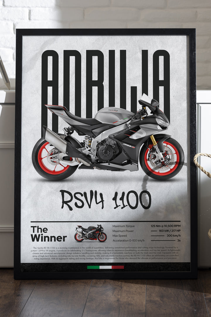 Aprilia RS V4 1100 Gri