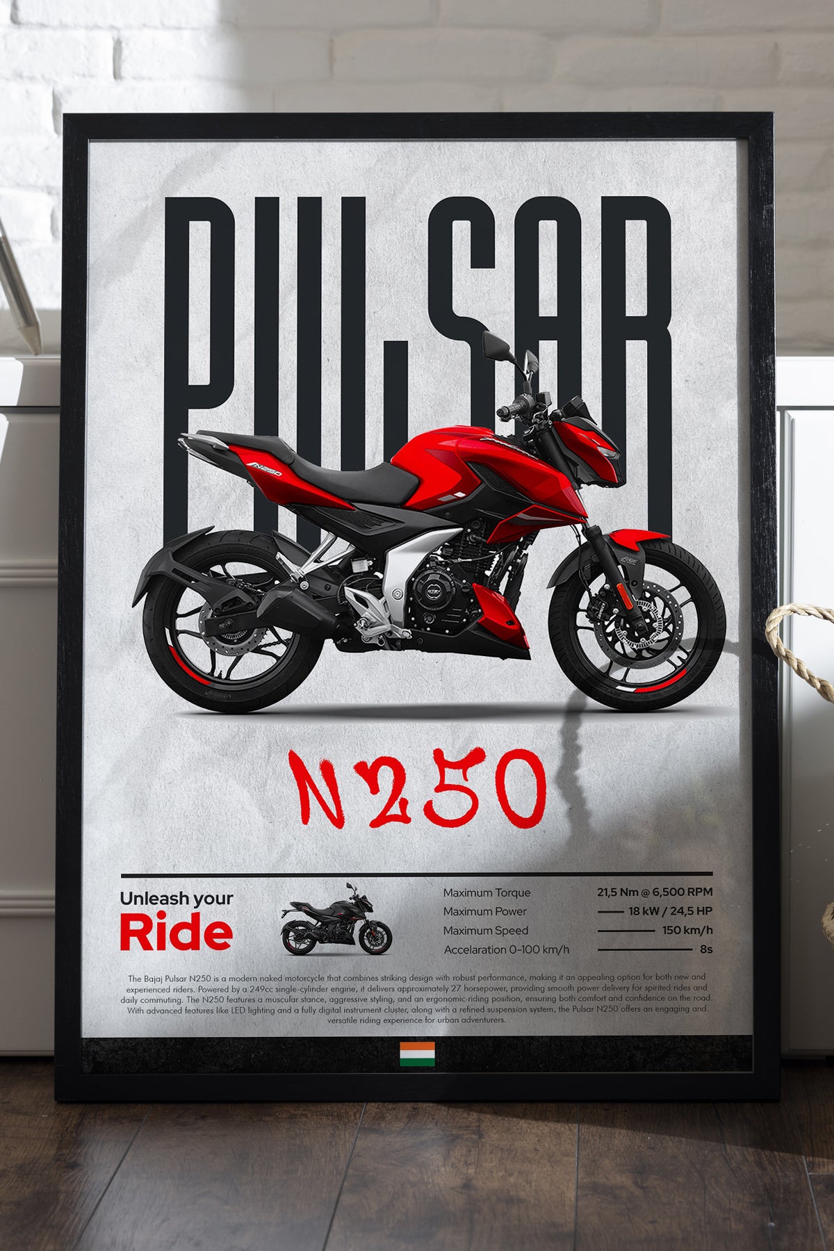 Bajaj Pulsar N 250 - tablo