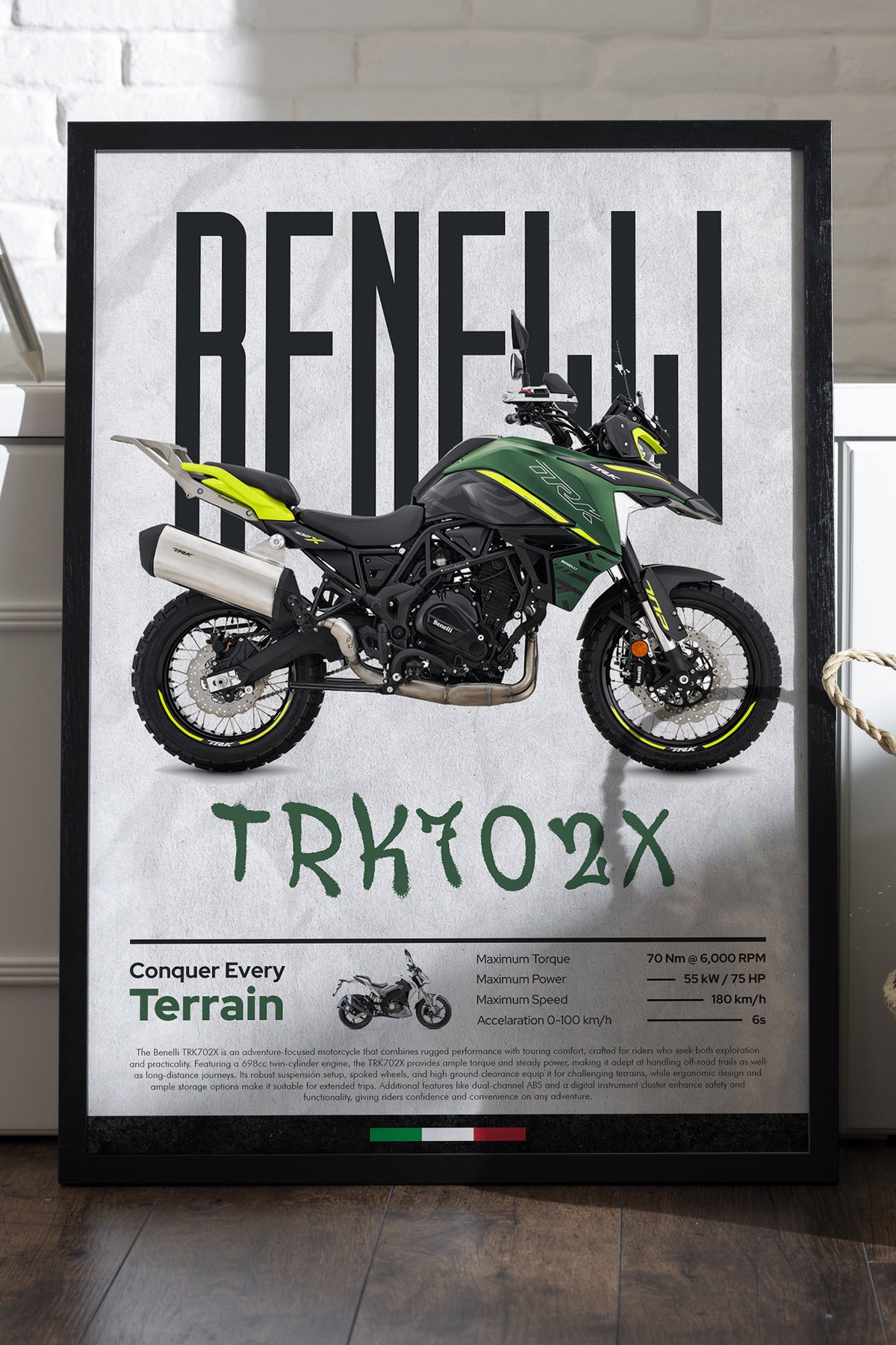 Benelli TRK 702X - tablo