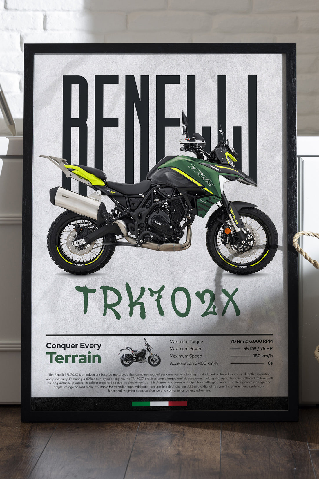 Benelli TRK 702X - tablo