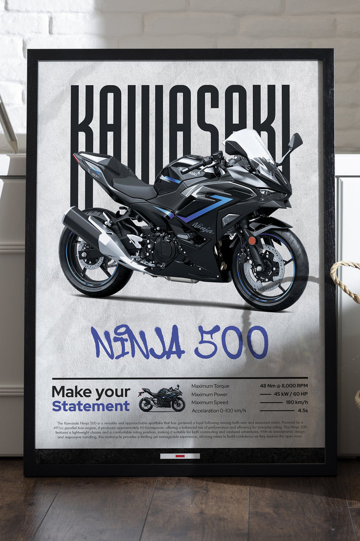 Kawasaki Ninja 500 - tablo