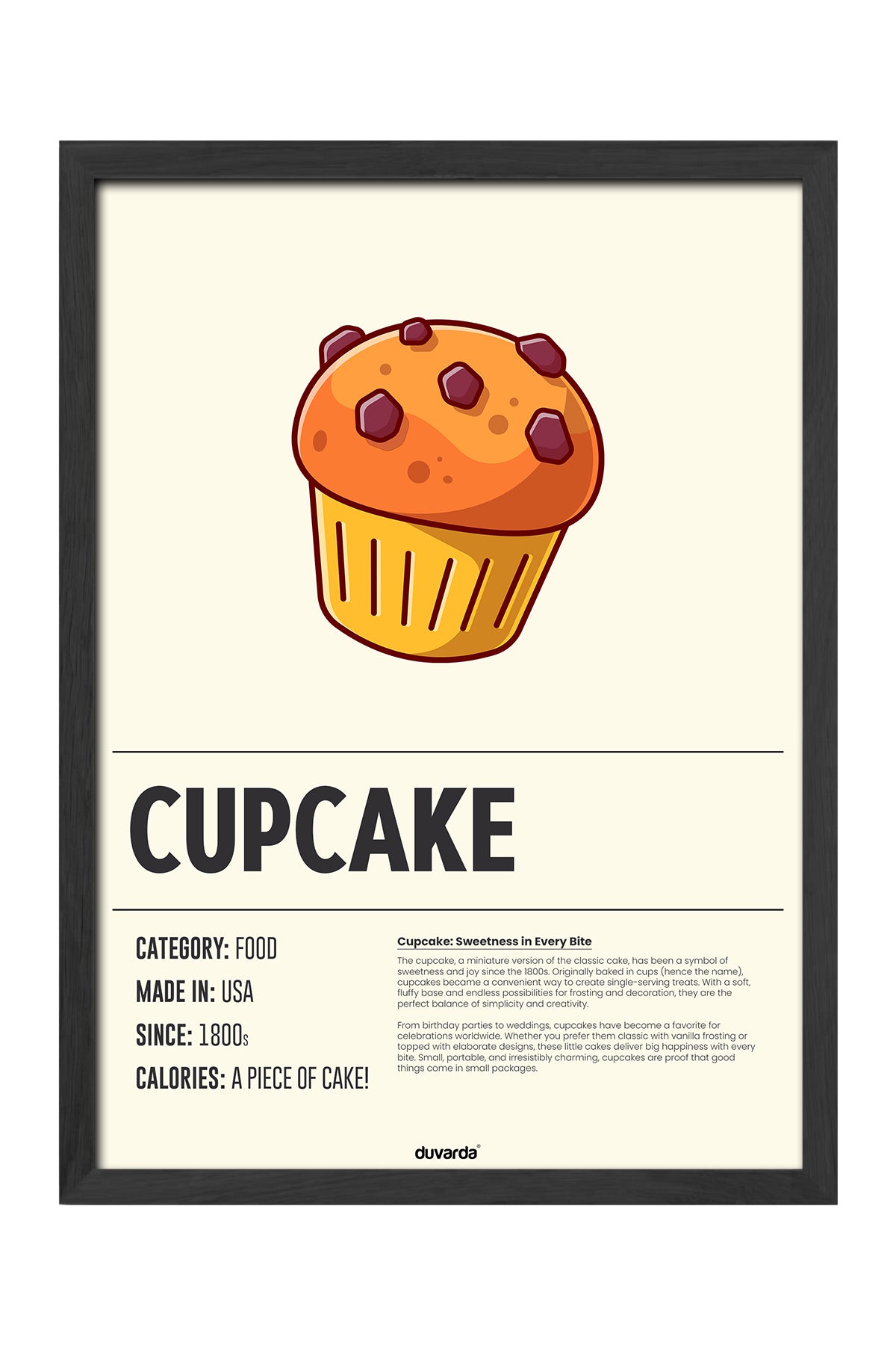 Cupcake Siyah