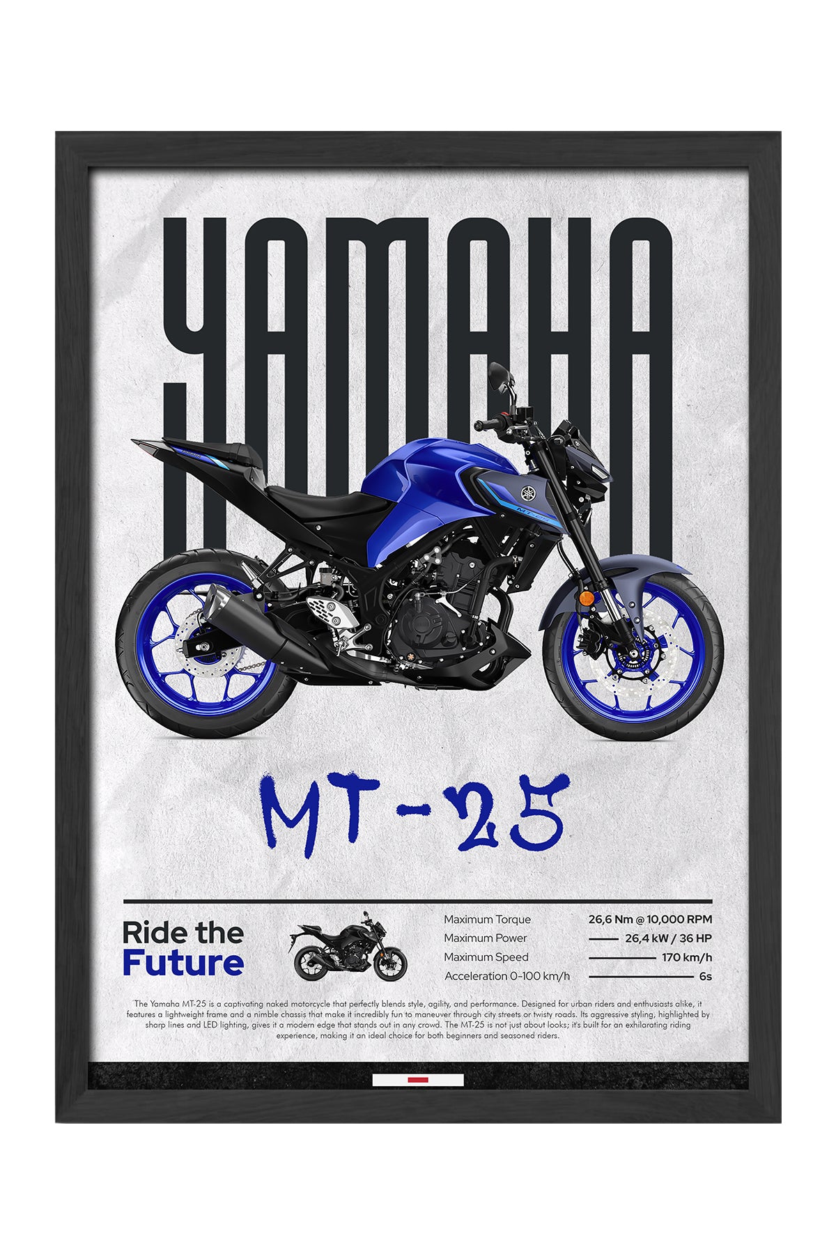 Yamaha MT-25 Mavi
