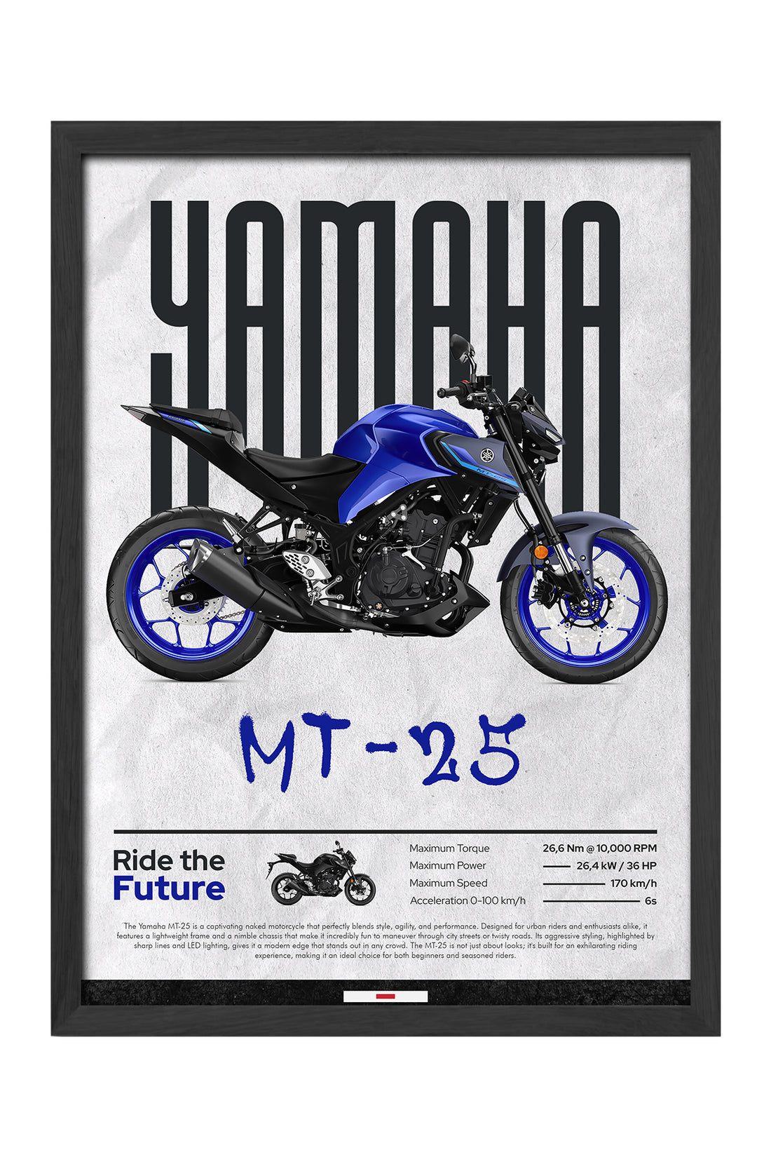 Yamaha MT-25 Mavi