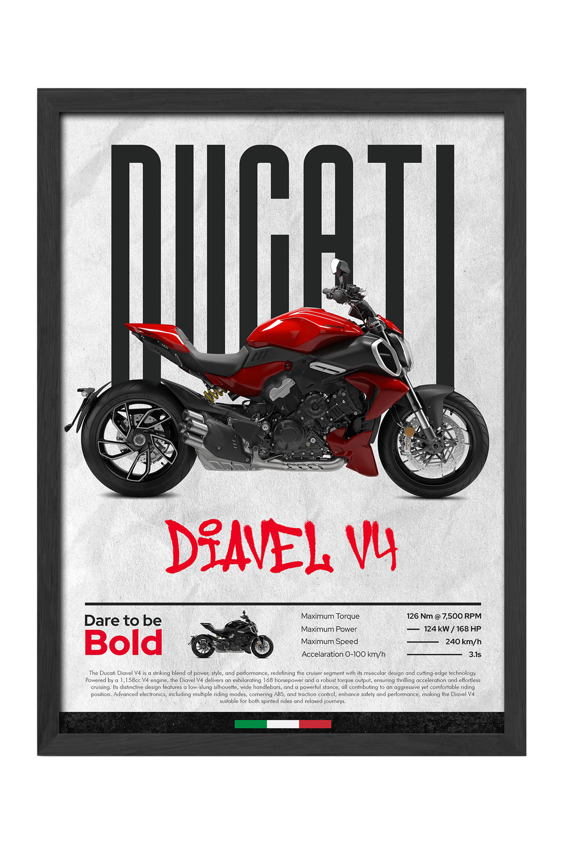 Ducati Diavel V4 Kırmızı