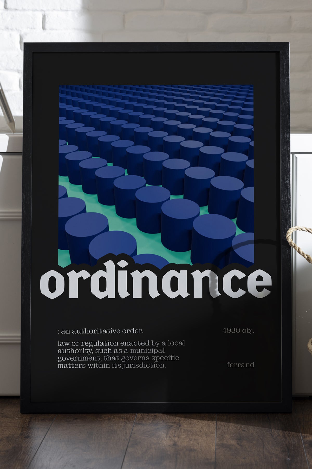 Ordinance - tablo