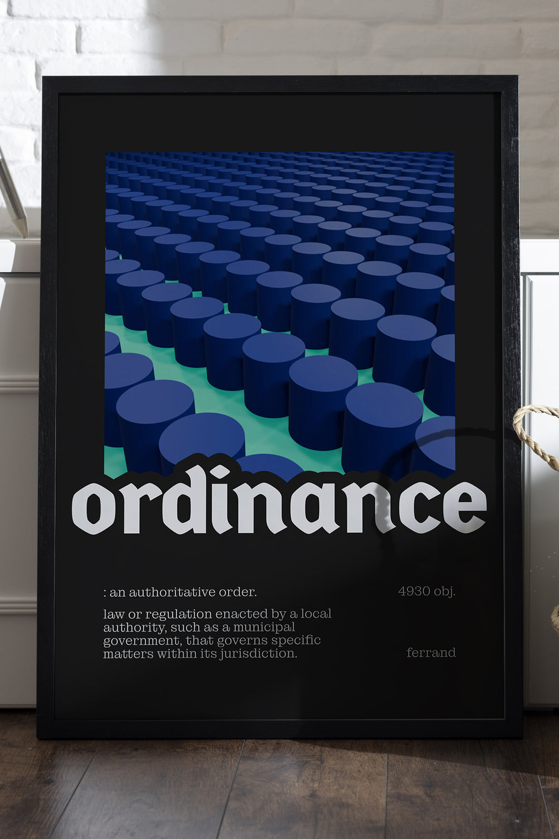 Ordinance - tablo