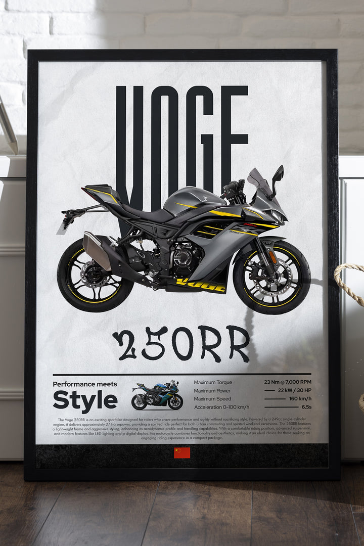 Voge 250 RR - tablo