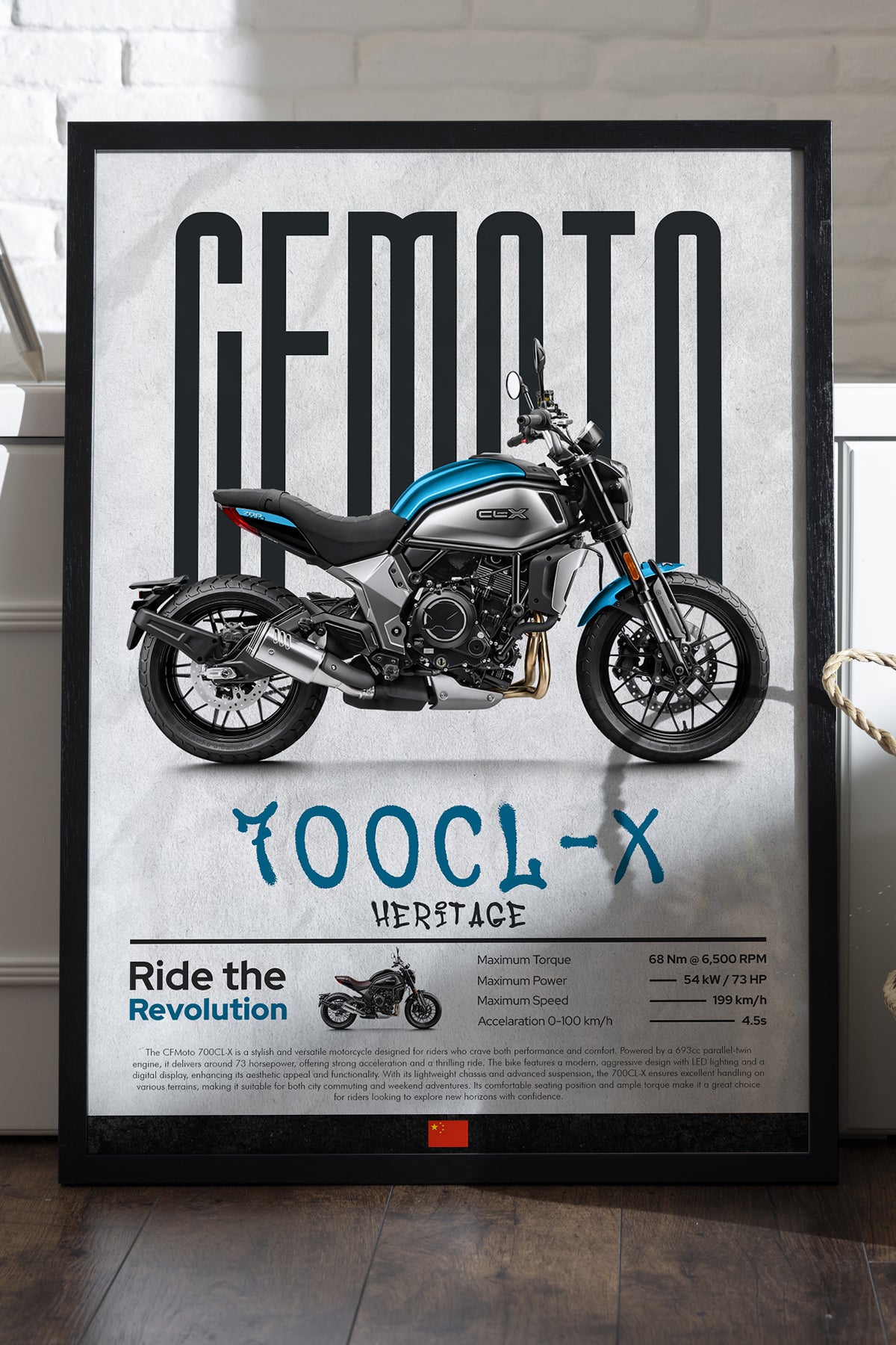 CFMOTO 700 CL-X Heritage Mavi