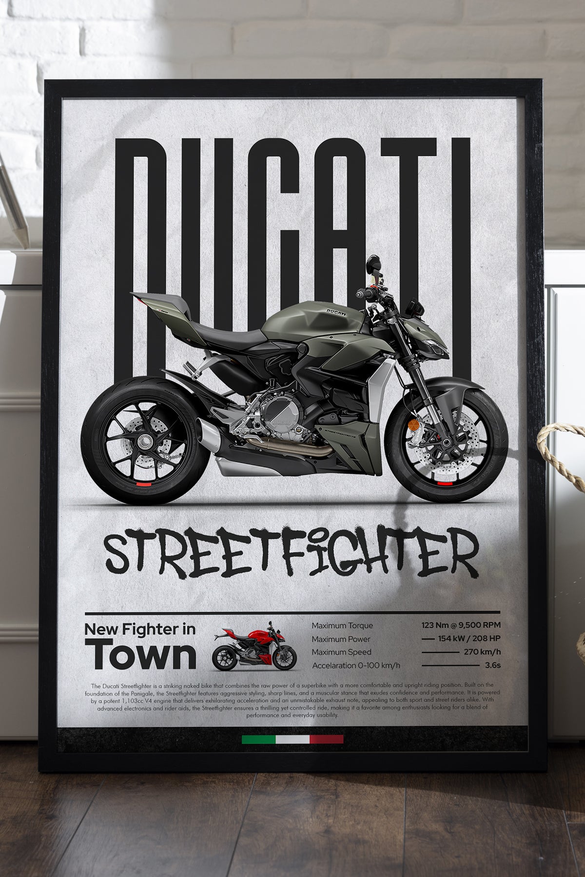 Ducati Street Fighter - tablo