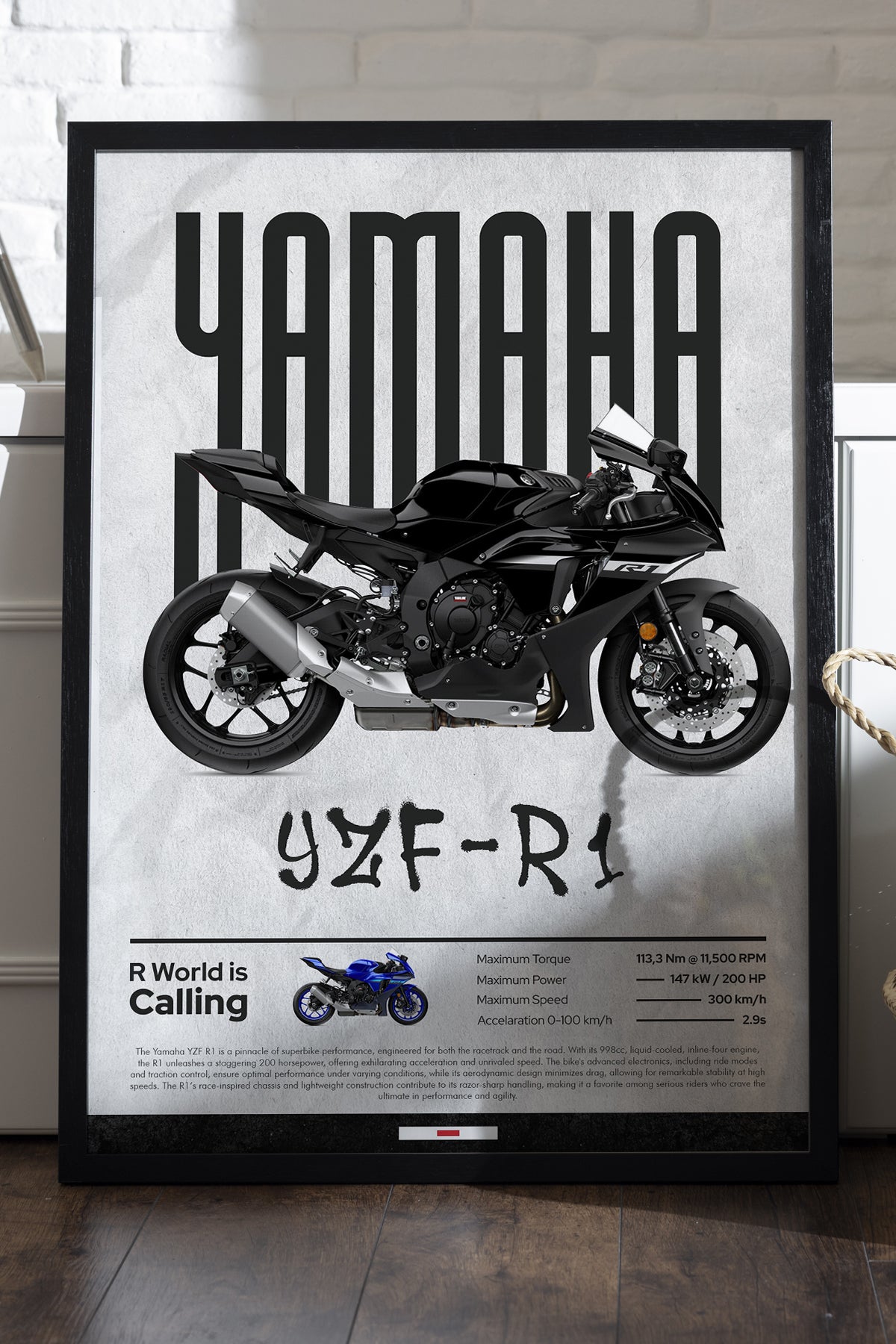Yamaha YZF R1 Siyah