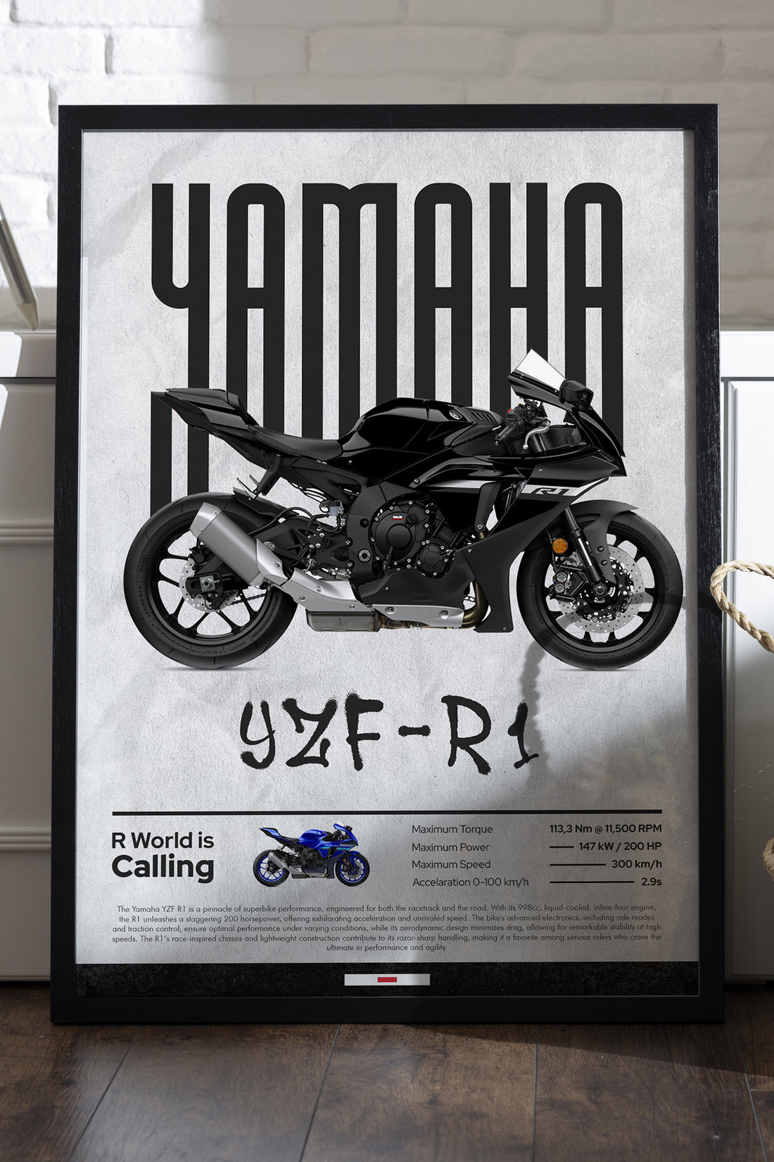 Yamaha YZF R1 Siyah
