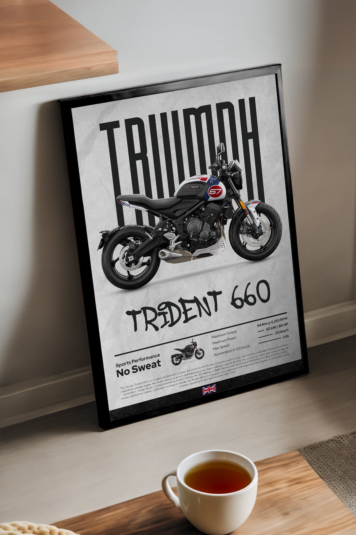 Triump Trident 660 - tablo