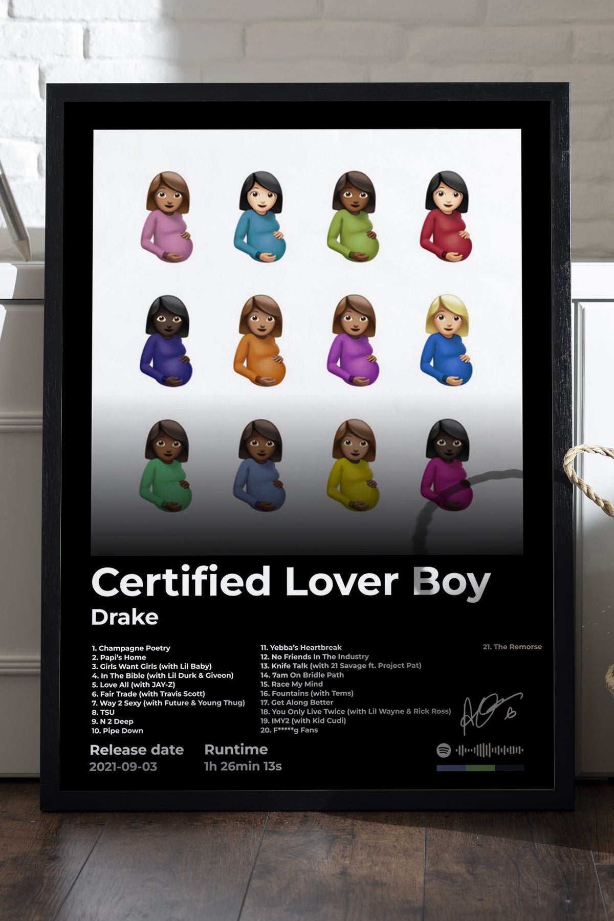 Drake Certified Lover Boy - tablo
