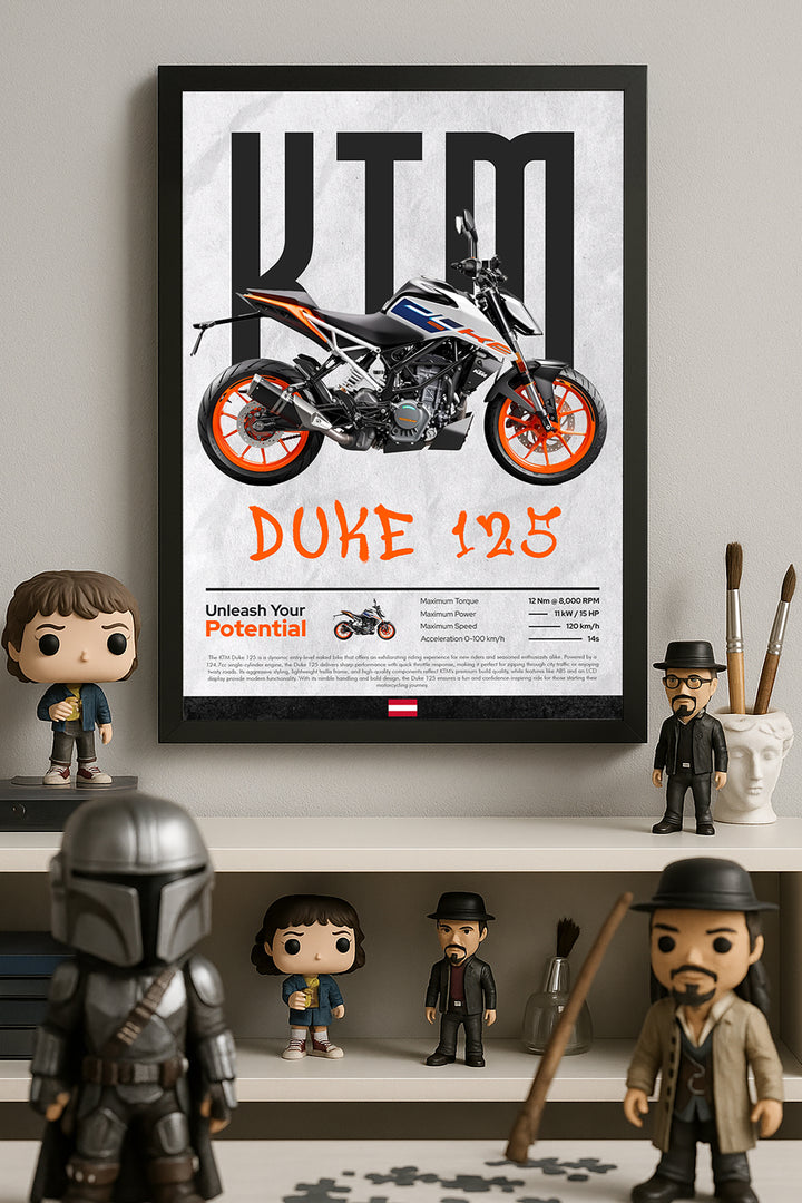 KTM Duke 125 Beyaz