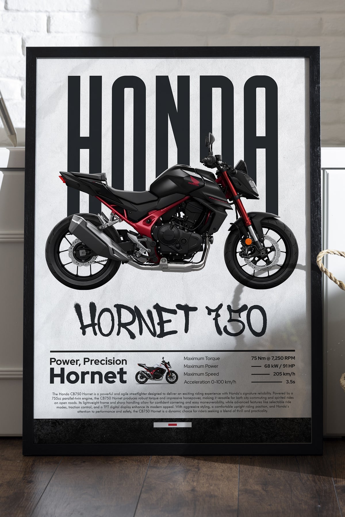 Honda Hornet 750 - tablo