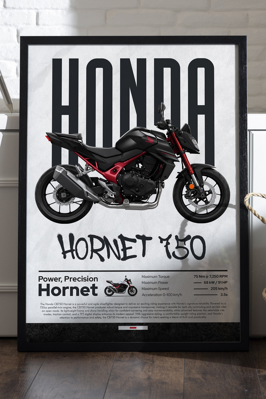 Honda Hornet 750 - tablo