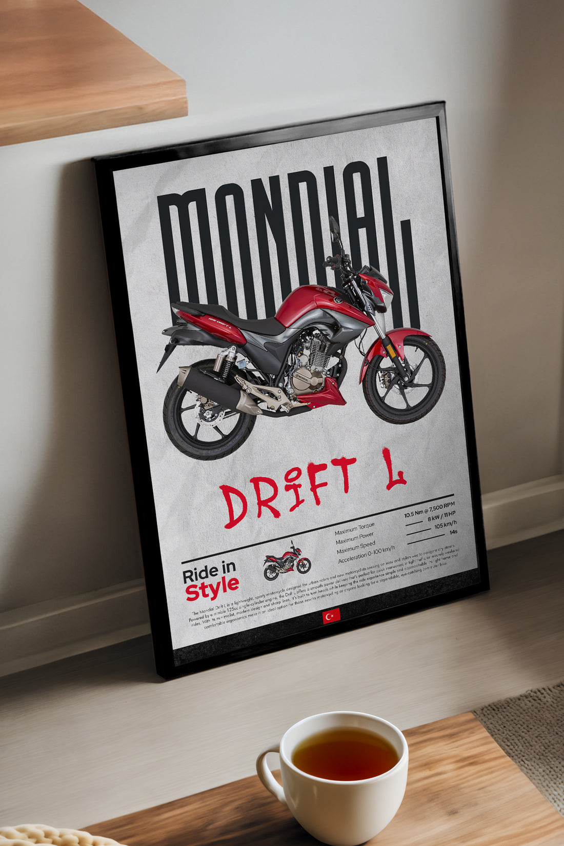 Mondial Drift L Kırmızı