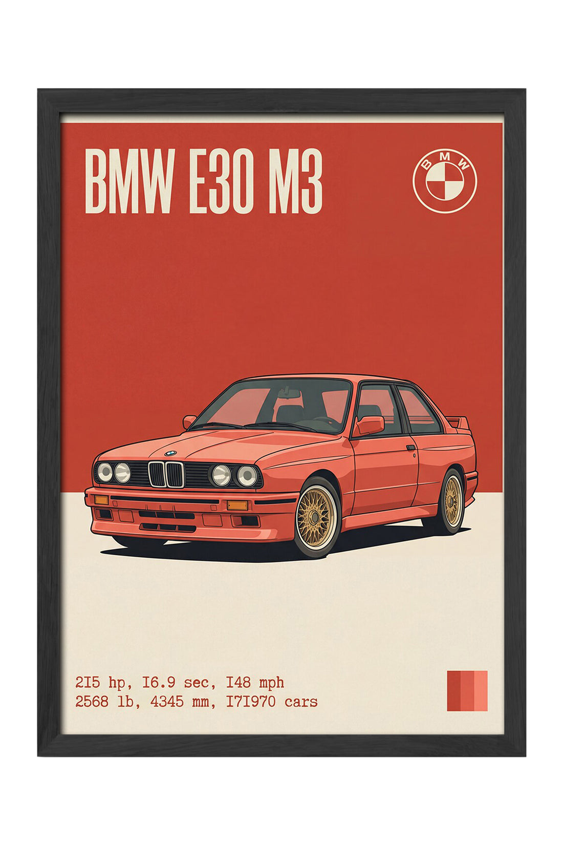 BMW E30 M3 - tablo