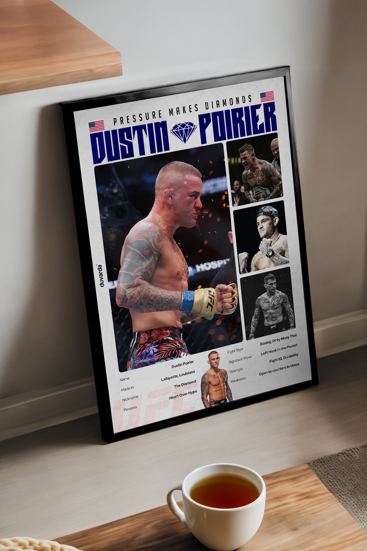 Dustin Poirier UFC - tablo