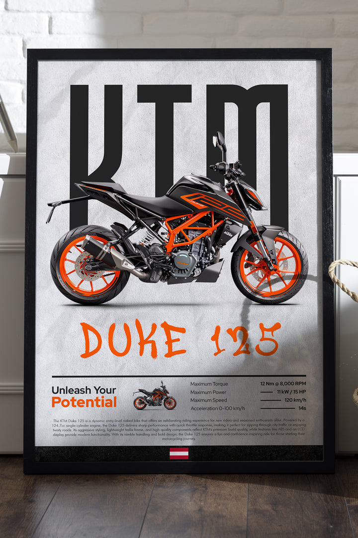 KTM Duke 125 Siyah