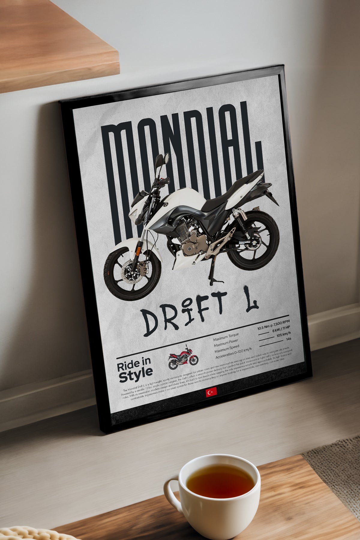 Mondial Drift L Beyaz