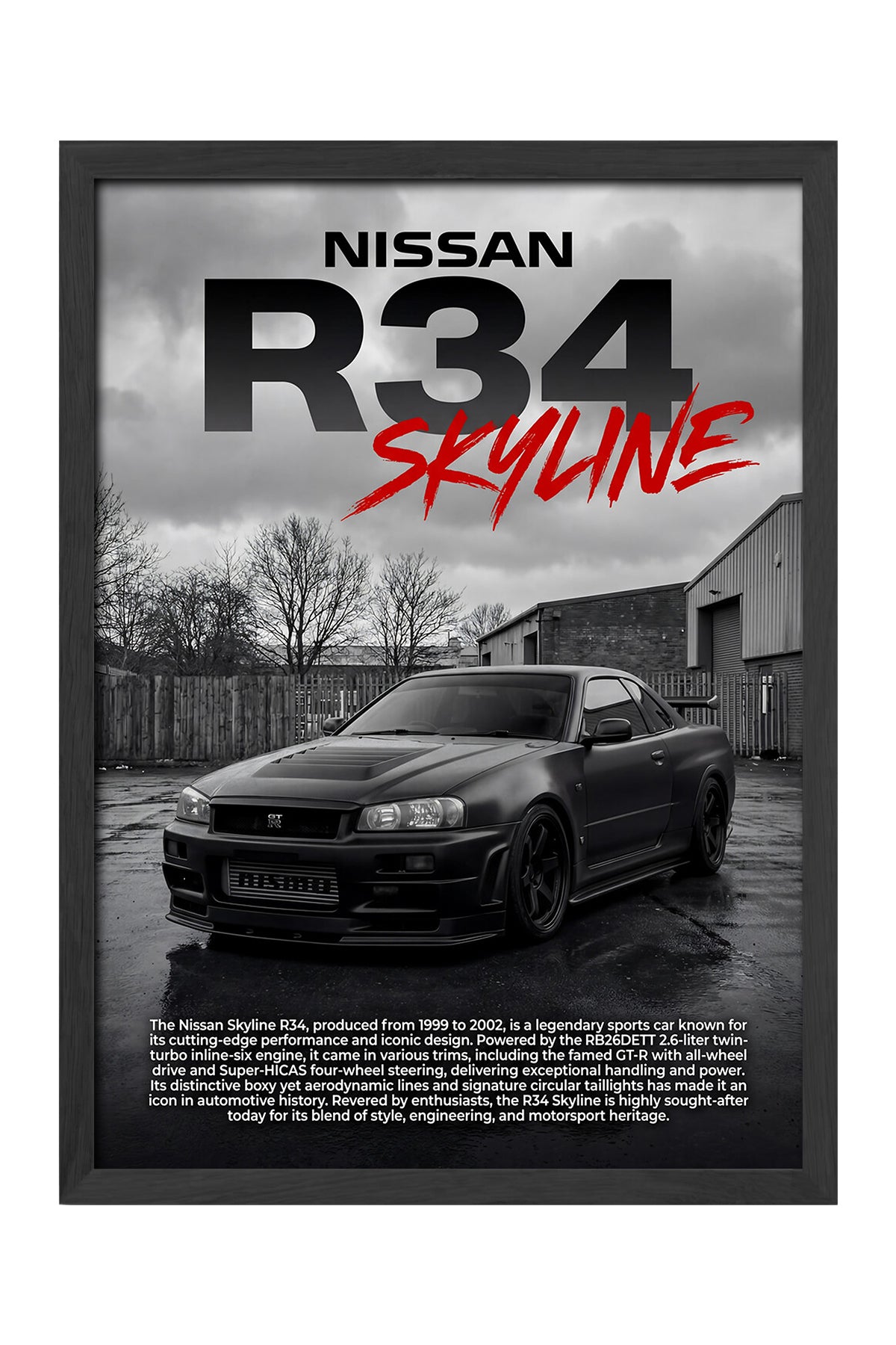 Nissan R34 Skyline - tablo