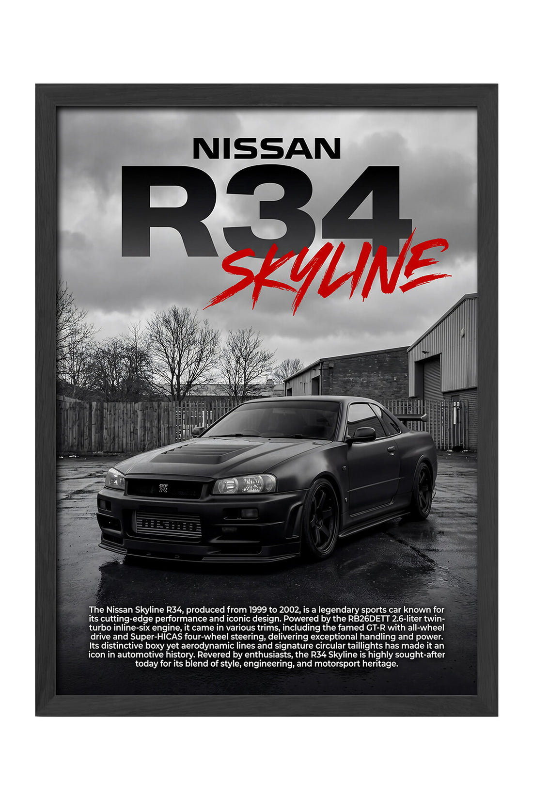 Nissan R34 Skyline - tablo